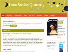 Tablet Screenshot of lunastationquarterly.com